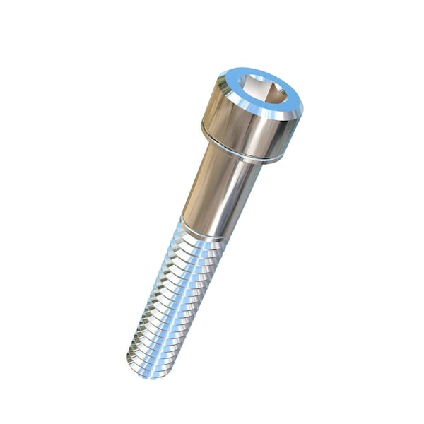 Allied Titanium 1/4"-20 Socket Head Cap Screw, Plain Titanium, 1-1/2 in Length 0017316 - main